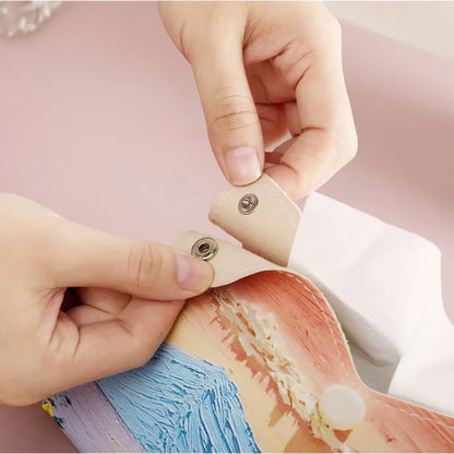 🎀 Kreative Pinke Leder-Taschentuchbox – 🎀 Langlebige Papiertuchaufbewahrung
