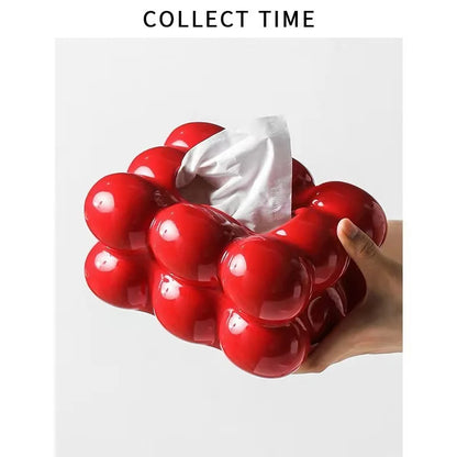 🌸 Keramik Taschentuchhalter mit Schublade – Servietten- & Papiertuchorganisator 🌸