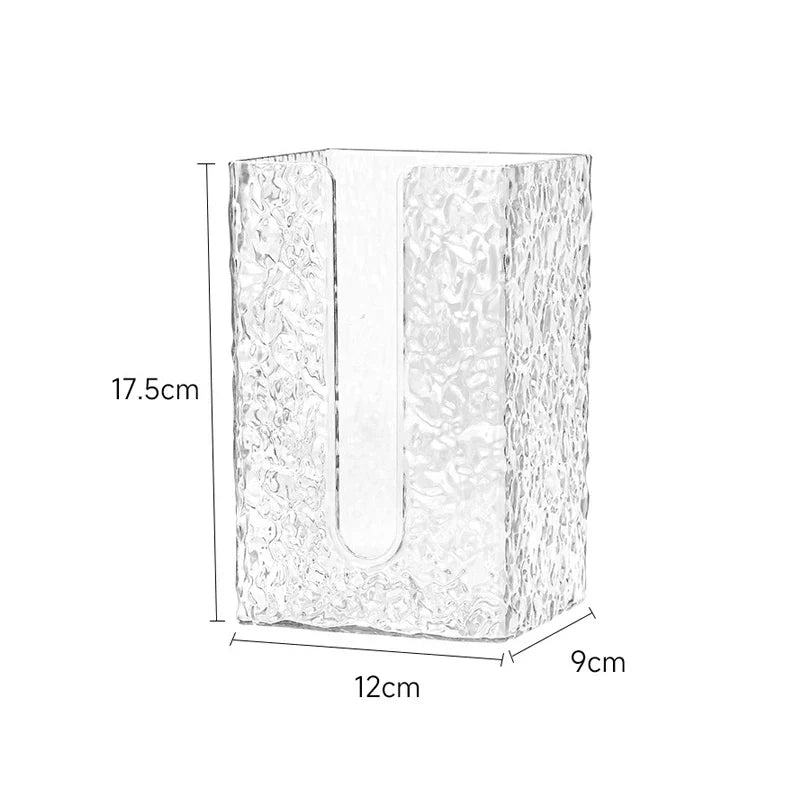 ❄️ Toilettenpapierhalter –✨ Wandmontierter Acryl-Glacier-Stil